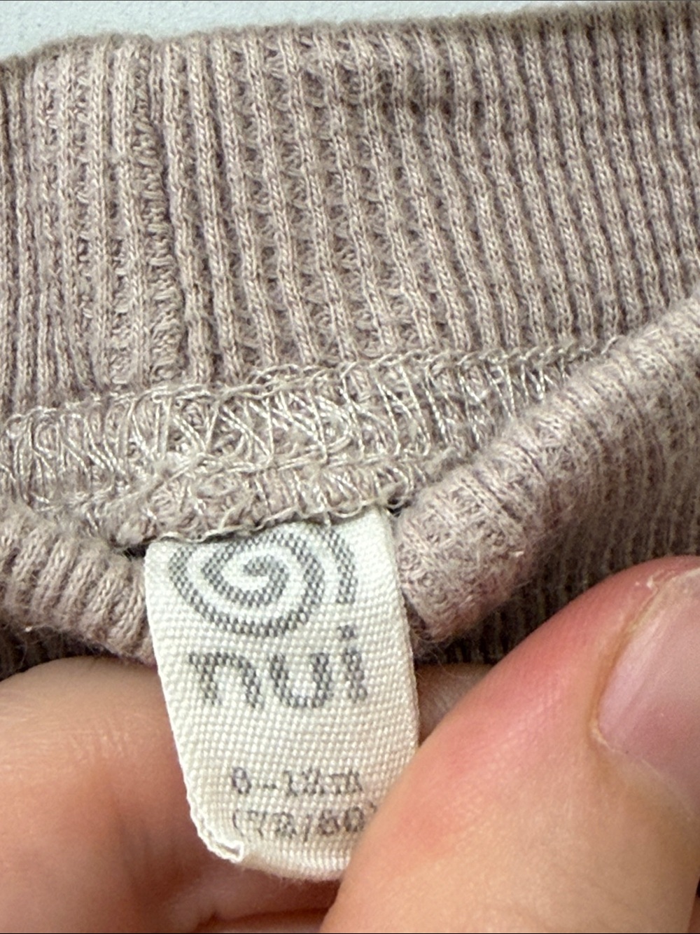Nui Organics Dusty Mauve 100% Organic Cotton Shorts - Picture 2 of 3